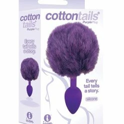 Icon Brands INC The 9's Cottontails Silicone Bunny Tail Butt Plug Anal Toys