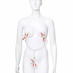 Icon Brands INC The 9's Orange Is The New Black Triple Your Pleasure Clamps & Chain Kink & BDSM