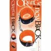 Icon Brands INC The 9's Orange Is The New Black Wrist Love Cuffs Kink & BDSM