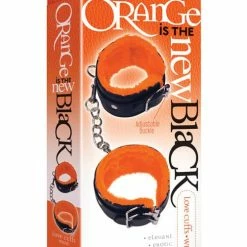 Icon Brands INC The 9's Orange Is The New Black Wrist Love Cuffs Kink & BDSM
