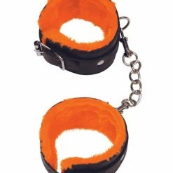 Icon Brands INC The 9's Orange Is The New Black Wrist Love Cuffs Kink & BDSM