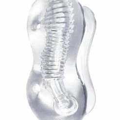 Icon Brands INC Penis Toys The 9's Clear Stroke Twister Masturbator