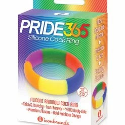 Icon Brands INC The 9's Pride 365 Rainbow Cock Ring