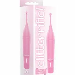 Icon Brands INC The 9's Clitterific! Pearl Point Clitoral Stimulator - Pink