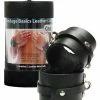 Kinklab Leather Wrist Cuffs - Black Kink & BDSM