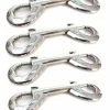 Kinklab Nickel Plated Snap Hooks - Pack Of 4