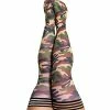 Kix'ies Alex Thigh High Camouflage C
