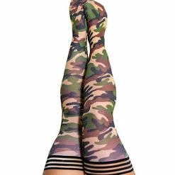 Kix'ies Alex Thigh High Camouflage C