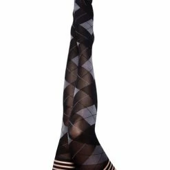 Kix'ies Kimmie Argyle Thigh High Argyle Lingerie