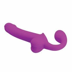 Liaoyang Baile Health Care Products Pretty Love Kelpie Squirting Strapless Strap On - Fuchsia