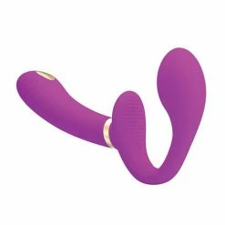 Liaoyang Baile Health Care Products Dildos Pretty Love Thunderbird Electrostim Strapless Strap On - Fuchsia
