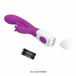 Liaoyang Baile Health Care Products Vibrators Pretty Love Butterfly Kiss Rabbit - Fuchsia