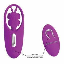Liaoyang Baile Health Care Products Vibrators Pretty Love Dancing Butterfly Panty Vibe W-free Panty - Fuchsia