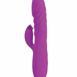 Liaoyang Baile Health Care Products Pretty Love Melanie Thrusting Rabbit - Fuchsia