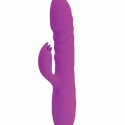 Liaoyang Baile Health Care Products Pretty Love Melanie Thrusting Rabbit - Fuchsia