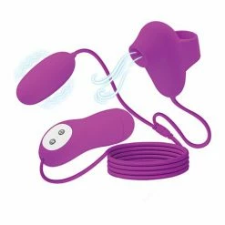Liaoyang Baile Health Care Products Vibrators Pretty Love Suction & Vibro Bullets - Fuchsia