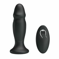 Liaoyang Baile Health Care Products Mr. Play Phallic Vibrating Anal Plug - Black