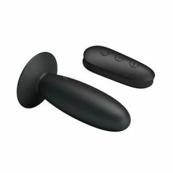 Liaoyang Baile Health Care Products Mr. Play Remote Control Vibrating Plug - Black Anal Toys