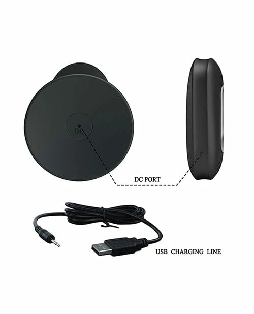 Liaoyang Baile Health Care Products Mr. Play Remote Control Vibrating Plug - Black Anal Toys