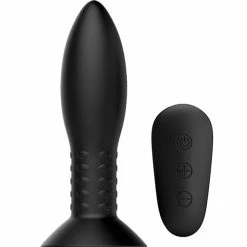 Liaoyang Baile Health Care Products Mr. Play Rotating Bead Butt Plug - Black