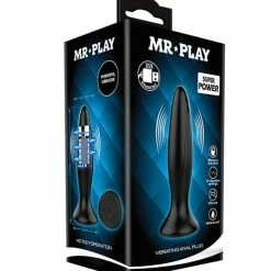 Liaoyang Baile Health Care Products Anal Toys Mr. Play Vibrating Anal Plug - Black