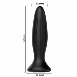 Liaoyang Baile Health Care Products Anal Toys Mr. Play Vibrating Anal Plug - Black