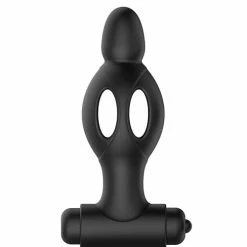 Liaoyang Baile Health Care Products Anal Toys Mr. Play Vibrating Collapsible Anal Plug - Black
