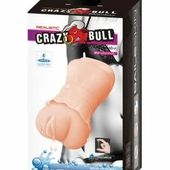 Liaoyang Baile Health Care Products Penis Toys Crazy Bull No Lube Vagina Masturbator Sleeve With Skirt - Ivory