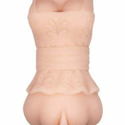 Liaoyang Baile Health Care Products Penis Toys Crazy Bull No Lube Vagina Masturbator Sleeve With Skirt - Ivory
