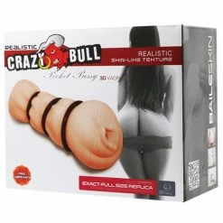 Liaoyang Baile Health Care Products Crazy Bull Pocket Pussy Masturbator Sleeve - Ivory
