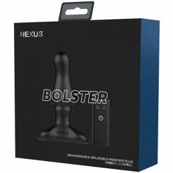Libertybelle Marketing Nexus Bolster Butt Plug With Inflatable Tip - Black
