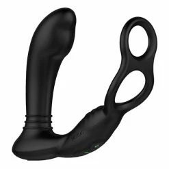 Libertybelle Marketing Nexus Stimul8 Dual Anal & Perineum Cock & Ball - Black Penis Toys