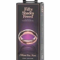Lovehoney Kink & BDSM Fifty Shades Freed I Want You Now Steel Love Ring