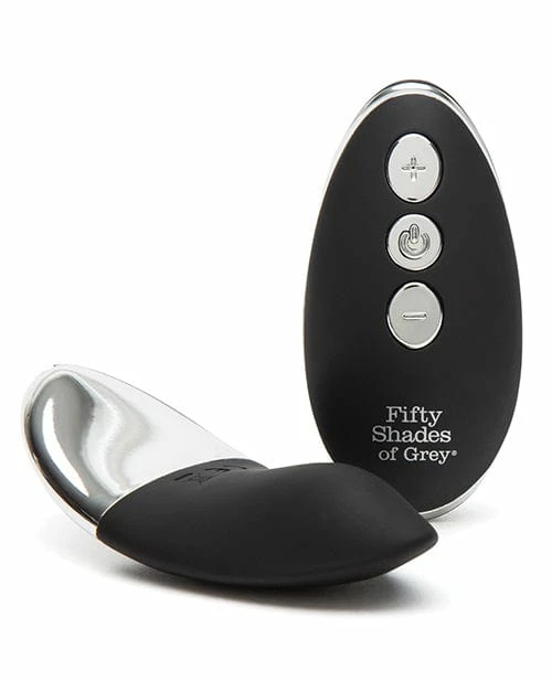 Lovehoney Fifty Shades Of Grey Relentless Vibrations Remote Control Panty Vibe - Black