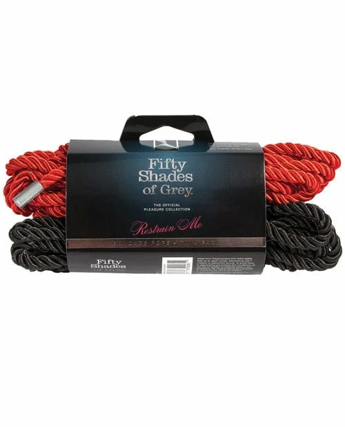 Lovehoney Fifty Shades Of Grey Restrain Me Bondage Rope Twin Pack Kink & BDSM
