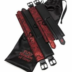 Lovehoney Fifty Shades Of Grey Sweet Anticipation Under Mattress Restraint Set