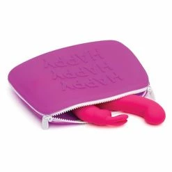 Lovehoney Happy Rabbit Happy Storage Zip Bag Large - Purple