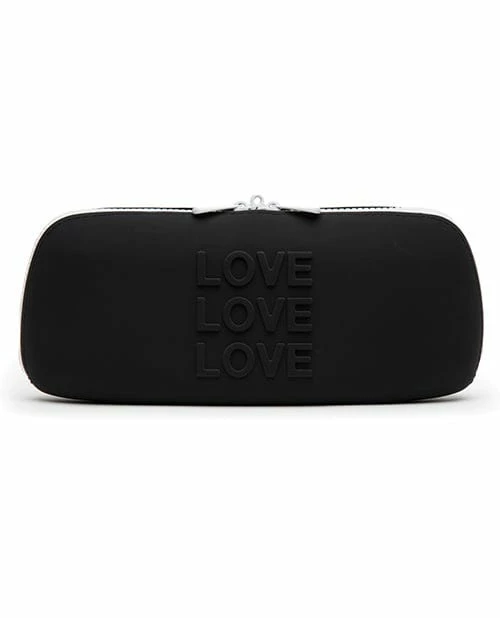 Lovehoney Happy Rabbit Love Storage Zip Bag Medium - Black