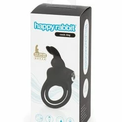Lovehoney Happy Rabbit Love Ring Rechargeable - Black Vibrators
