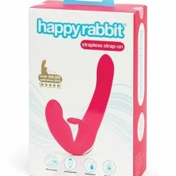 Lovehoney Happy Rabbit Strapless Strap On Rabbit Vibe - Pink