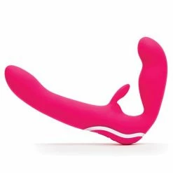 Lovehoney Happy Rabbit Strapless Strap On Rabbit Vibe - Pink