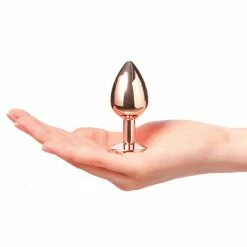 Lovely Planet Dorcel Aluminum Bejeweled Diamond Plug Anal Toys