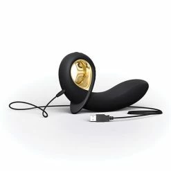 Lovely Planet Anal Toys Dorcel Deep Expand Inflatable Vibrator - Black-Gold