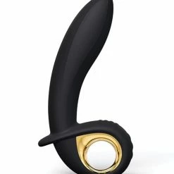 Lovely Planet Anal Toys Dorcel Deep Expand Inflatable Vibrator - Black-Gold
