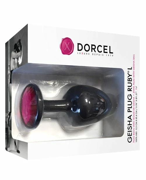 Lovely Planet Dorcel Geisha Plug Large - 4 Cm Ruby