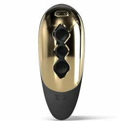 Lovely Planet Anal Toys Dorcel P-finger Come Hither - Black-Gold