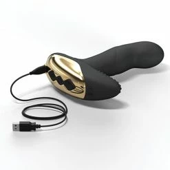 Lovely Planet Anal Toys Dorcel P-finger Come Hither - Black-Gold