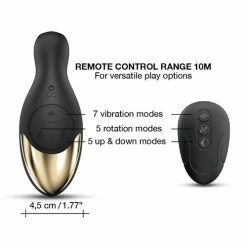 Lovely Planet Anal Toys Dorcel P-joy Double Action Prostate Massager - Black