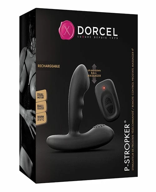 Lovely Planet Dorcel P-stroker Moving Bead Prostate Massager - Black Anal Toys