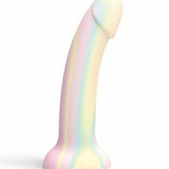 Lovely Planet Dildos Love To Love Curved Suction Cup Dildolls Fantasia - Asst Colors
